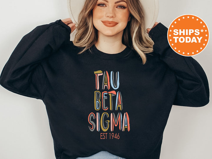Tau Beta Sigma Cooper Sorority Sweatshirt | Tau Beta Sigma Sorority Hoodie | Sorority Apparel | Big Little Reveal | College Apparel _ 8679g