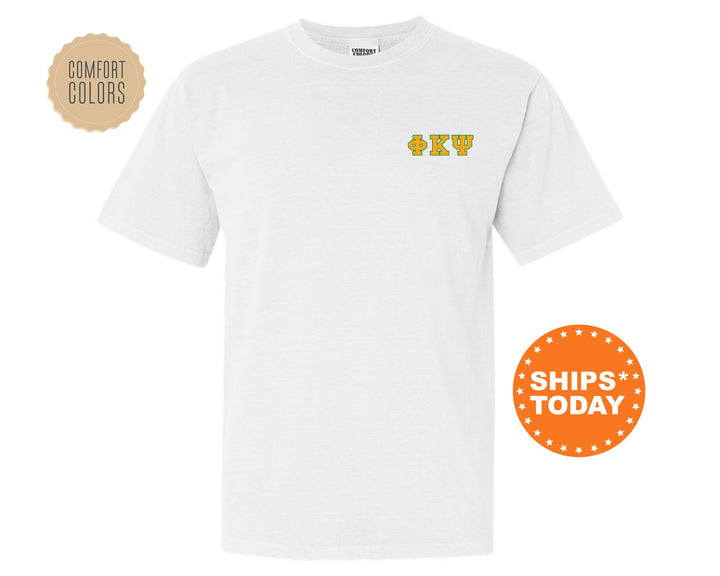 Phi Kappa Psi Proud Crests Fraternity T-Shirt | Phi Psi Greek Apparel | Fraternity Crest | Fraternity Rush Shirt | Comfort Colors Tee _ 13964g