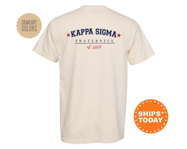 Kappa Sigma Patriot Pledge Fraternity T-Shirt | Kappa Sig Fraternity Shirt | Fraternity Gift | Greek Life Apparel | Comfort Colors Tee _ 14127g