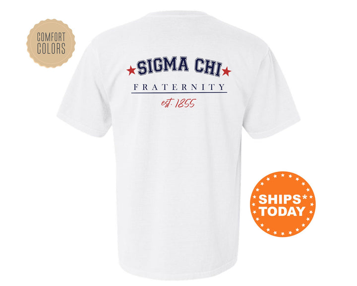 Sigma Chi Patriot Pledge Fraternity T-Shirt | Sigma Chi Fraternity Shirt | Fraternity Gift | Greek Life Apparel | Comfort Colors Tee _ 14138g