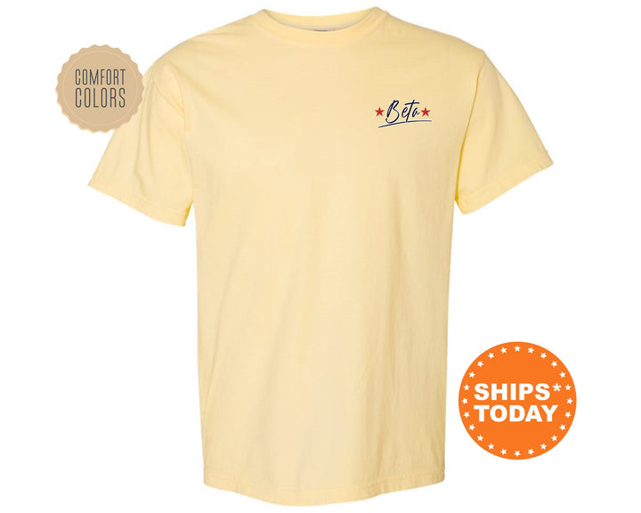 Beta Theta Pi Patriot Pledge Fraternity T-Shirt | Beta Fraternity Shirt | Fraternity Gift | Greek Life Apparel | Comfort Colors Tee _ 14120g