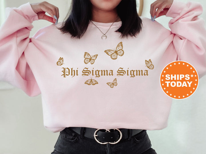 Phi Sigma Sigma Goldie Sorority Sweatshirt | Phi Sig Sorority Merch | Big Little Reveal | Phi SIg Sorority Gift | College Sweatshirt
