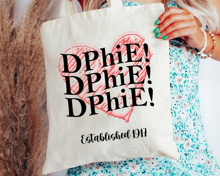 Delta Phi Epsilon Balloon Bliss Sorority Tote Bag | DPHIE College Sorority Bag | DPHIE Tote Bag | Big Little Sorority | Beach Bag _ 14987g
