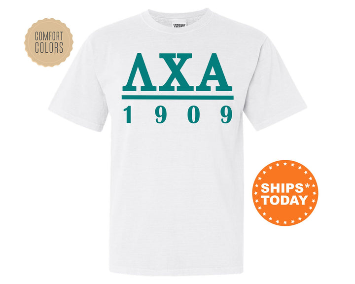 Lambda Chi Alpha Lettered Basic Fraternity T-Shirt