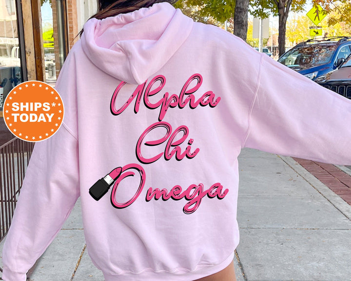 Alpha Chi Omega Glamour Sorority Sweatshirt | Alpha Chi Sorority Apparel | Big Little Sorority Reveal | College Greek Sweatshirt _ 13029g