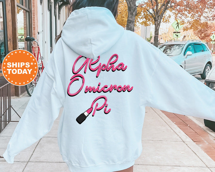 Alpha Omicron Pi Glamour Sorority Sweatshirt | Alpha O Sorority Apparel | Big Little Sorority Reveal | College Greek Sweatshirt _ 13033g