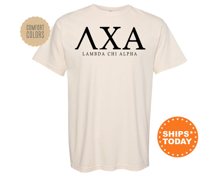 Lambda Chi Alpha Block Letter Fraternity T-Shirt