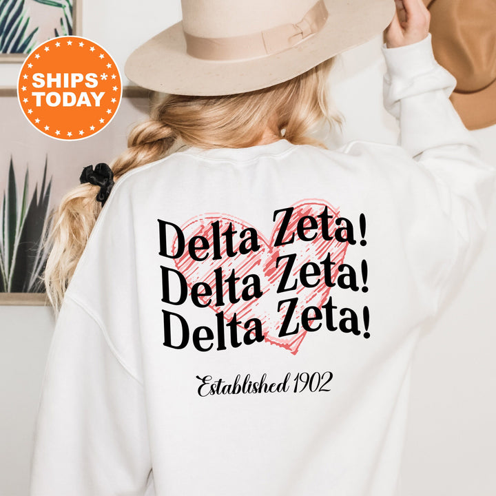 Delta Zeta Balloon Bliss Sorority Sweatshirt | Delta Zeta Sweatshirt | Dee Zee Sorority Hoodie | Bid Day Basket | Big Little Reveal
