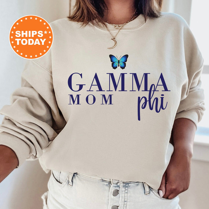 Gamma Phi Beta Butterfly Mom Sorority Sweatshirt | Gamma Phi Mom Sweatshirt | Sorority Mom | Big Little Family | Gifts For Mom