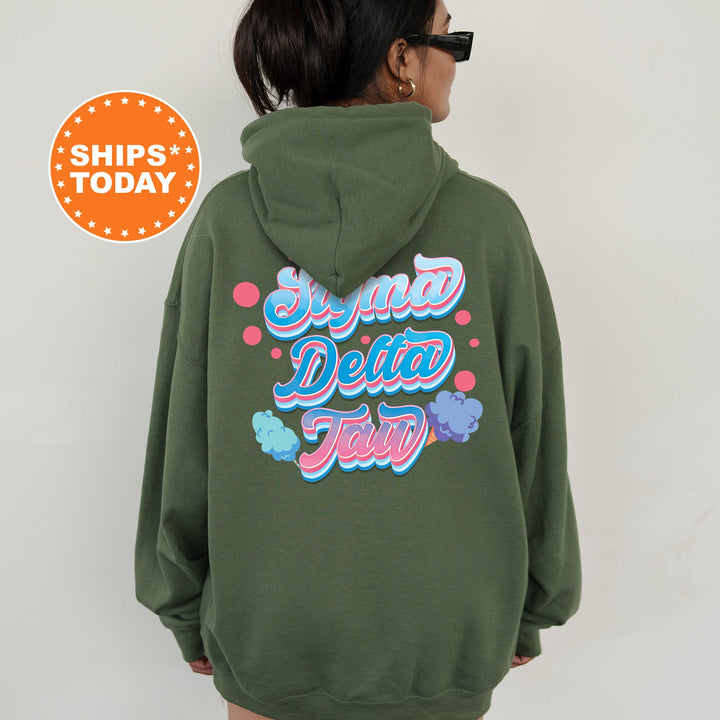 Sigma Delta Tau Sweettooth Sorority Sweatshirt | Sig Delt Sorority Reveal | Big Little Gifts | Sorority Merch | Greek Sweatshirt _ 13419g
