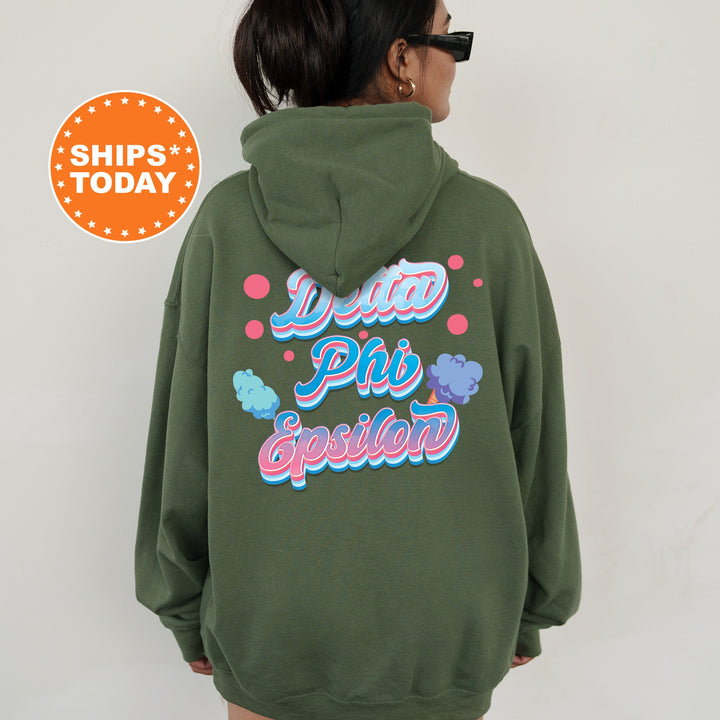 Delta Phi Epsilon Sweettooth Sorority Sweatshirt | DPHIE Sorority Reveal | Big Little Gifts | Sorority Merch | Greek Sweatshirt _ 13410g