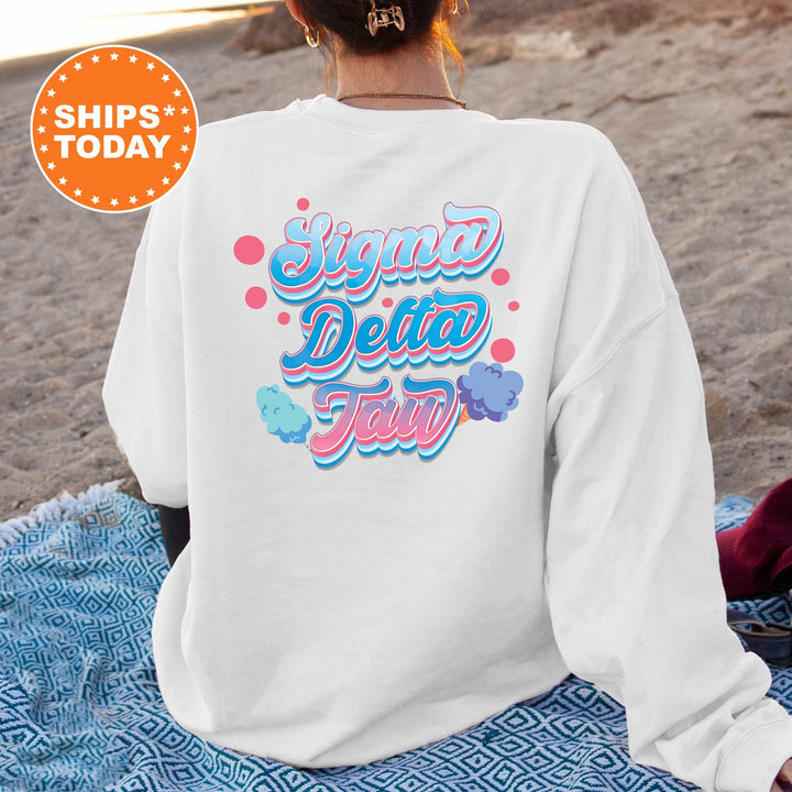 Sigma Delta Tau Sweettooth Sorority Sweatshirt | Sig Delt Sorority Reveal | Big Little Gifts | Sorority Merch | Greek Sweatshirt _ 13419g