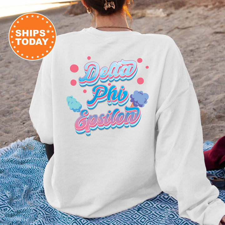 Delta Phi Epsilon Sweettooth Sorority Sweatshirt | DPHIE Sorority Reveal | Big Little Gifts | Sorority Merch | Greek Sweatshirt _ 13410g