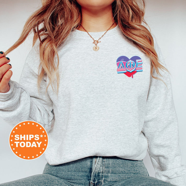 Delta Phi Epsilon Sweettooth Sorority Sweatshirt | DPHIE Sorority Reveal | Big Little Gifts | Sorority Merch | Greek Sweatshirt _ 13410g