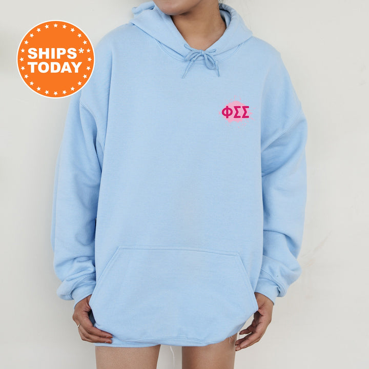 Phi Sigma Sigma Painty Sorority Sweatshirt | Phi Sig Sorority Hoodie | Greek Apparel | Big Little Gift | Trendy Sorority Sweatshirt _ 9978g