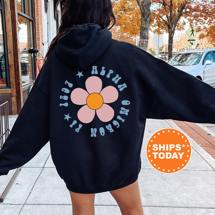 Alpha Omicron Pi Petal Print Sorority Sweatshirt | AOII Sweatshirt | Alpha O Hoodie | Sorority Apparel | Big Little Reveal Gift