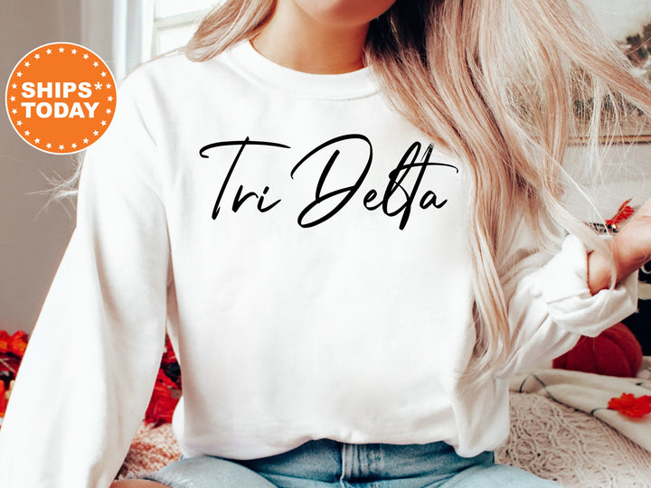 Delta Delta Delta Nickname Sorority Sweatshirt | Tri Delta Sorority Apparel | Big Little Reveal | Sorority Merch | College Apparel