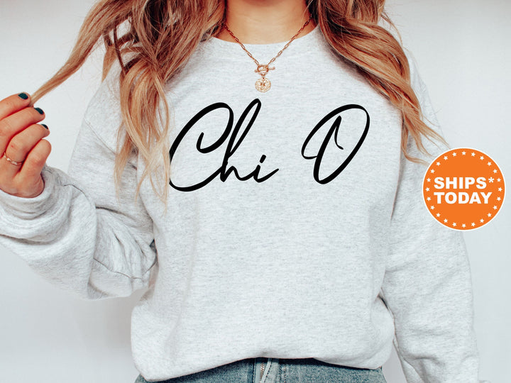 Chi Omega Nickname Sorority Sweatshirt | Chi Omega Sorority Apparel | Big Little Reveal | Chi O Sorority Merch | College Apparel 7419g