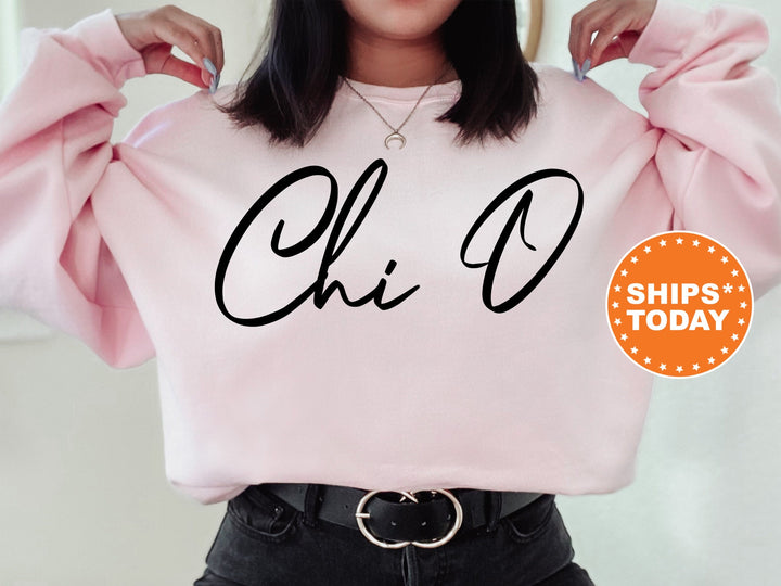 Chi Omega Nickname Sorority Sweatshirt | Chi Omega Sorority Apparel | Big Little Reveal | Chi O Sorority Merch | College Apparel 7419g