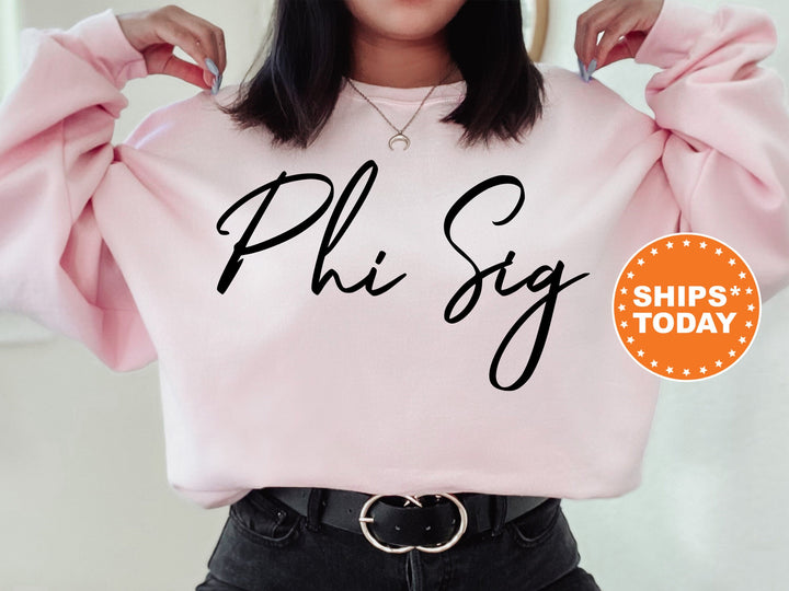 Phi Sigma Sigma Nickname Sorority Sweatshirt | Phi Sig Sorority Apparel | Big Little Reveal | Sorority Merch | College Greek Apparel