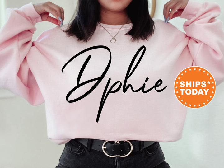 Delta Phi Epsilon Nickname Sorority Sweatshirt | DPhiE Sorority Apparel | Big Little Reveal | Sorority Merch | College Greek Apparel
