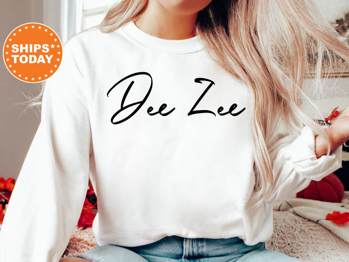 Delta Zeta Nickname Sorority Sweatshirt | Dee Zee Sorority Apparel | Big Little Reveal | Sorority Merch | College Greek Apparel