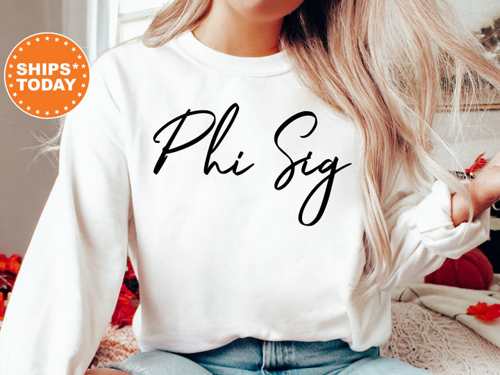 Phi Sigma Sigma Nickname Sorority Sweatshirt | Phi Sig Sorority Apparel | Big Little Reveal | Sorority Merch | College Greek Apparel