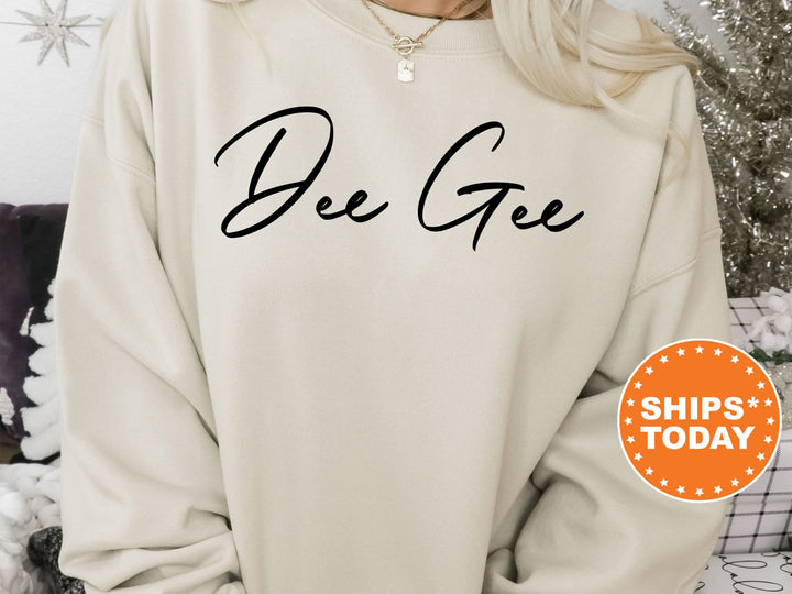 Delta Gamma Nickname Sorority Sweatshirt | Dee Gee Sorority Apparel | Big Little Reveal | Sorority Merch | College Greek Apparel