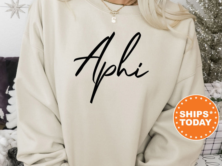 Alpha Phi Nickname Sorority Sweatshirt | Alpha Phi Sorority Apparel | Big Little Reveal | APHI Sorority Merch | College Apparel