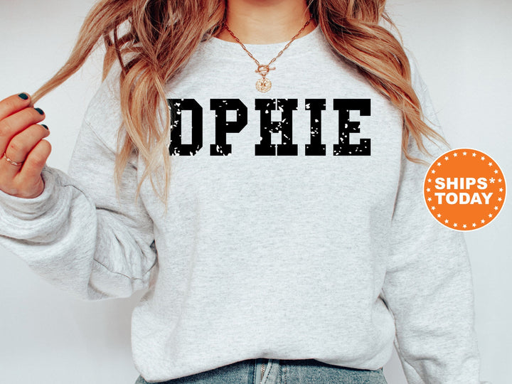 Delta Phi Epsilon Twin Dotted Sorority Sweatshirt | DPhiE Greek Sweatshirt | Sorority Apparel | Big Little Gift | Sorority Merch _ 7292g
