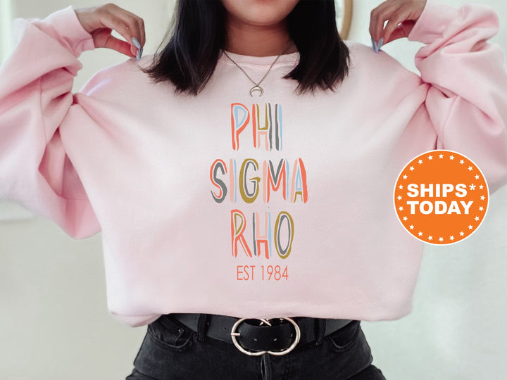 Phi Sigma Rho Cooper Sorority Sweatshirt  | Phi Rho Sorority Hoodie | Sorority Apparel | Big Little Reveal | College Greek Apparel _ 8674g