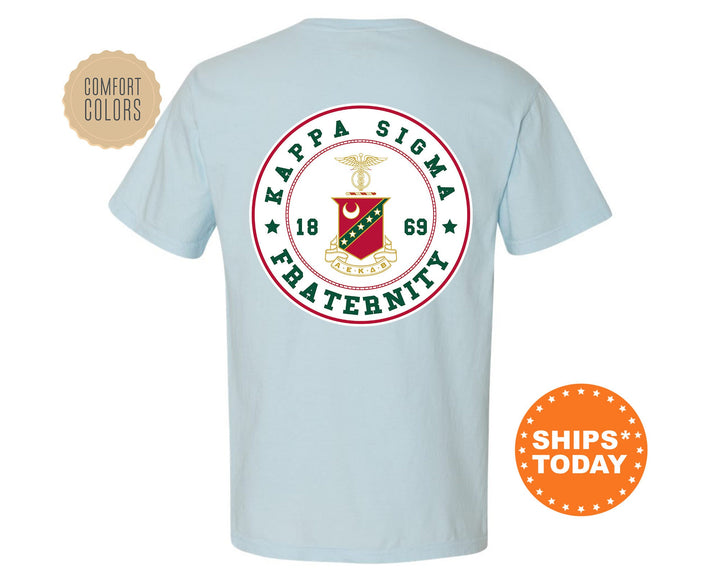Kappa Sigma Proud Crests Fraternity T-Shirt | Kappa Sig Greek Apparel | Fraternity Crest | Fraternity Rush Shirt | Comfort Colors Tee _ 13960g