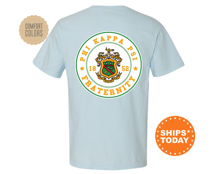 Phi Kappa Psi Proud Crests Fraternity T-Shirt | Phi Psi Greek Apparel | Fraternity Crest | Fraternity Rush Shirt | Comfort Colors Tee _ 13964g