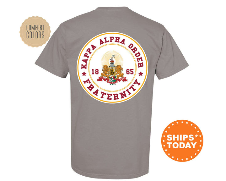 Kappa Alpha Order Proud Crests Fraternity T-Shirt | Kappa Alpha Shirt | Fraternity Crest | Fraternity Rush Shirt | Comfort Colors Tee _ 13959g