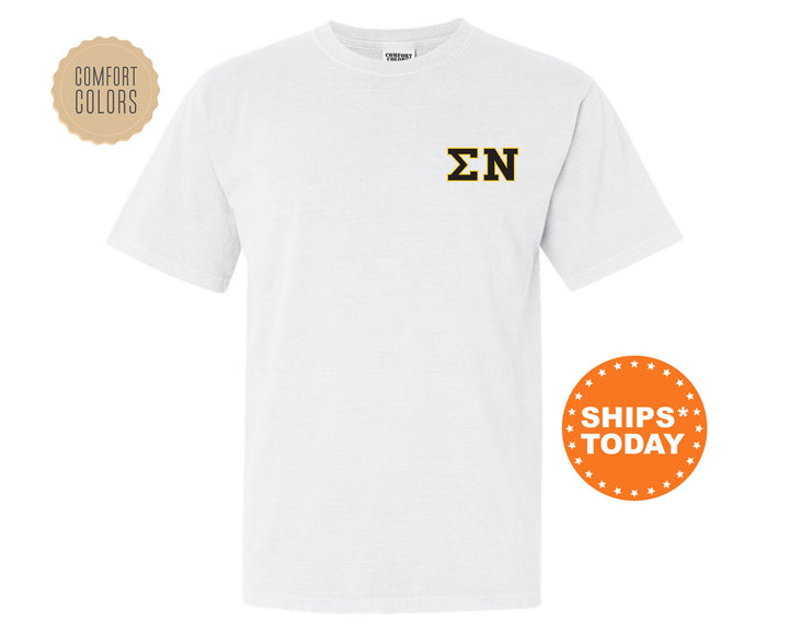 Sigma Nu Proud Crests Fraternity T-Shirt | Sigma Nu Greek Apparel | Fraternity Crest Shirt | Fraternity Rush Shirt | Comfort Colors Tee _ 13972g