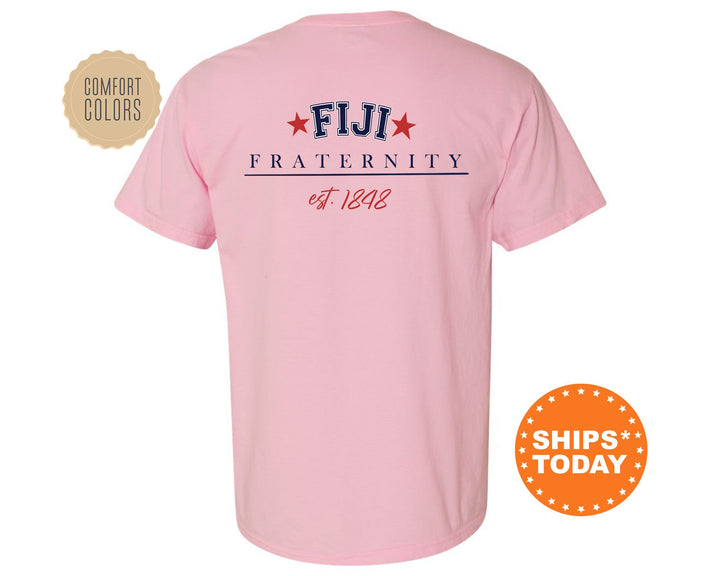 FIJI Patriot Pledge Fraternity T-Shirt | FIJI Fraternity Shirt | Fraternity Gift | Phi Gamma Delta Greek Apparel | Comfort Colors Tee _ 14130g