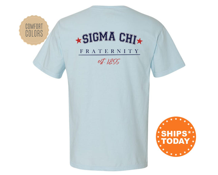 Sigma Chi Patriot Pledge Fraternity T-Shirt | Sigma Chi Fraternity Shirt | Fraternity Gift | Greek Life Apparel | Comfort Colors Tee _ 14138g