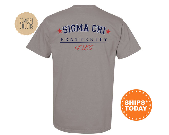 Sigma Chi Patriot Pledge Fraternity T-Shirt | Sigma Chi Fraternity Shirt | Fraternity Gift | Greek Life Apparel | Comfort Colors Tee _ 14138g