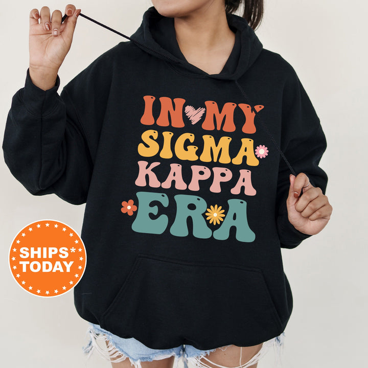 In My Sigma Kappa Era | Sigma Kappa Big Floral Sorority Sweatshirt | Sorority Apparel | Big Little Reveal | Greek Sweatshirt _ 15847g