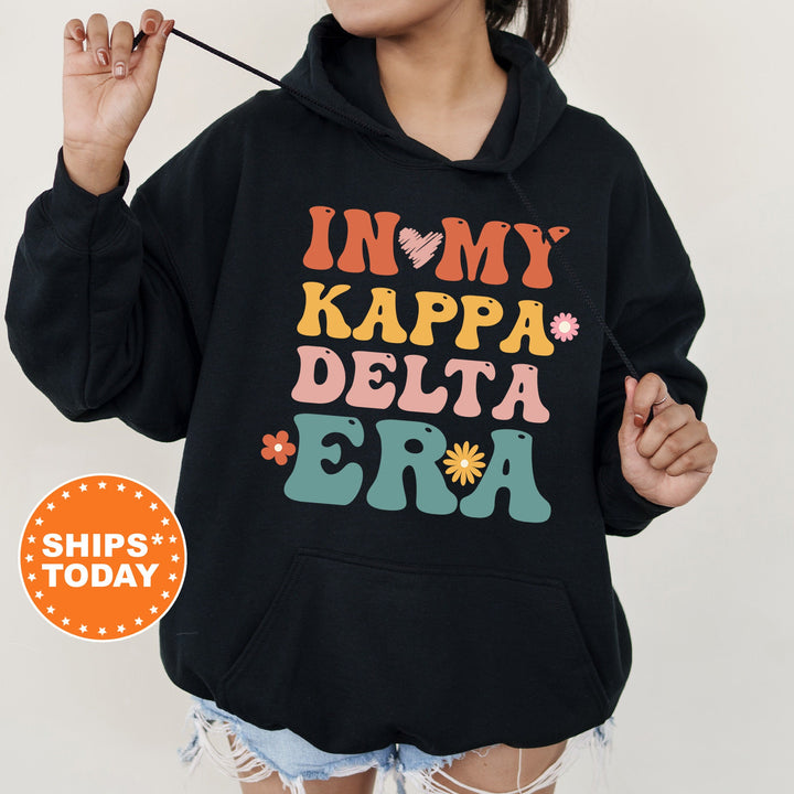 In My Kappa Delta Era | Kappa Delta Big Floral Sorority Sweatshirt | Sorority Apparel | Big Little Reveal | Greek Sweatshirt _ 15841g