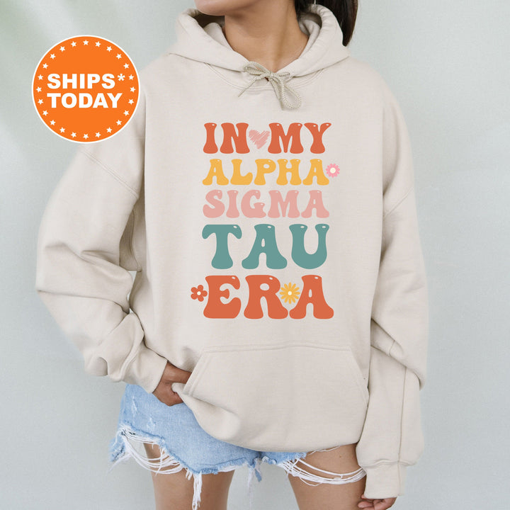 In My Alpha Sigma Tau Era | Alpha Sigma Tau Big Floral Sorority Sweatshirt | Sorority Apparel | Big Little Gift | Greek Sweatshirt _ 15832g