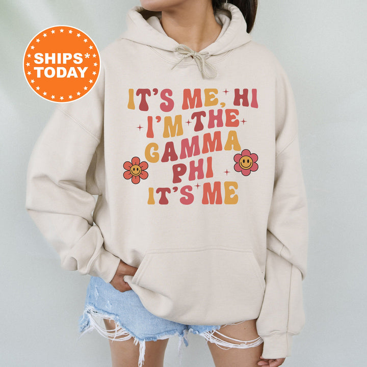 It's Me Hi I'm Gamma Phi The It's Me | Gamma Phi Beta Azalea Sorority Sweatshirt | Sorority Apparel | Big Little Sorority Reveal _ 15865g