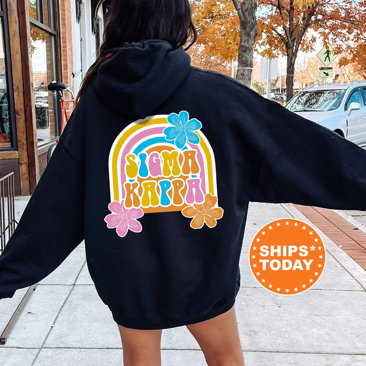 Sigma Kappa Rainbow Rush Sorority Sweatshirt | Sigma Kappa Hoodie | Sig Kap Sweatshirt | Sorority Bid Day | Big Little Reveal