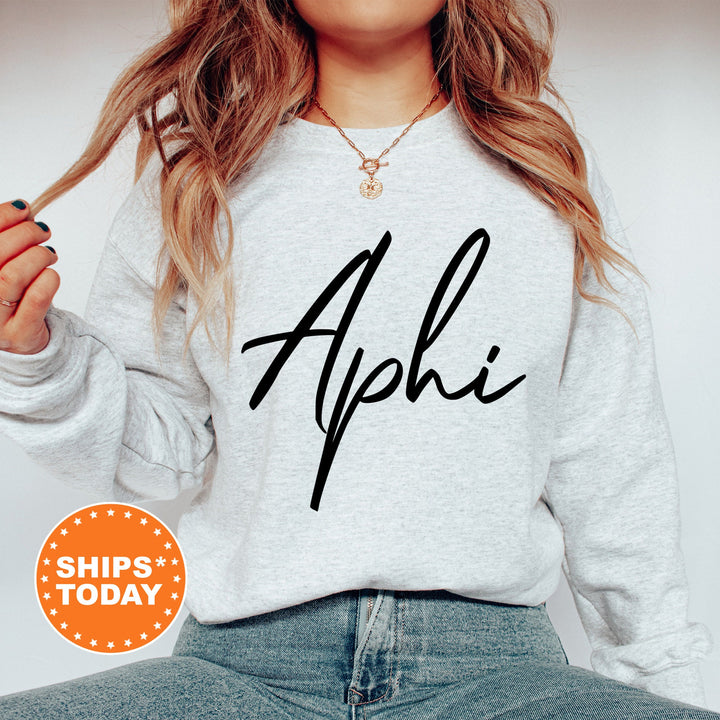 Alpha Phi Nickname Sorority Sweatshirt | Alpha Phi Sorority Apparel | Big Little Reveal | APHI Sorority Merch | College Apparel