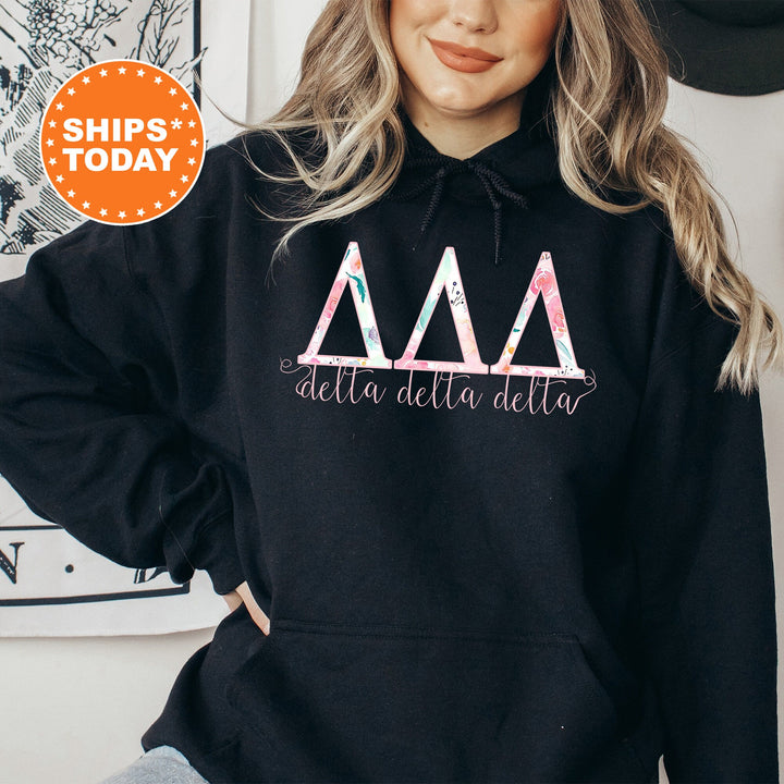 Delta Delta Delta Simply Paisley Sorority Sweatshirt | Delta Delta Delta Sweatshirt | Tri Delta Hoodie | Big Little Sorority Reveal