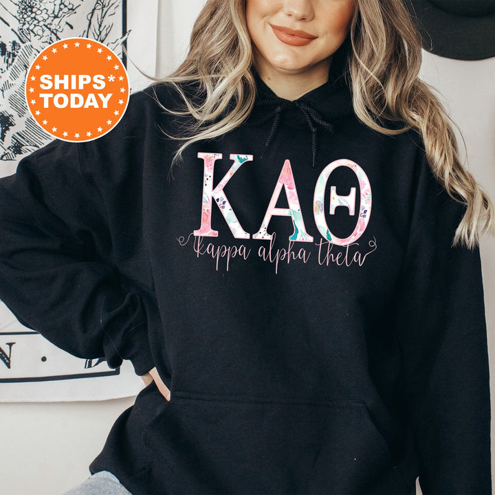 Kappa Alpha Theta Simply Paisley Sorority Sweatshirt | Kappa Alpha Theta Sweatshirt | Theta Sorority Letters | Big Little Reveal