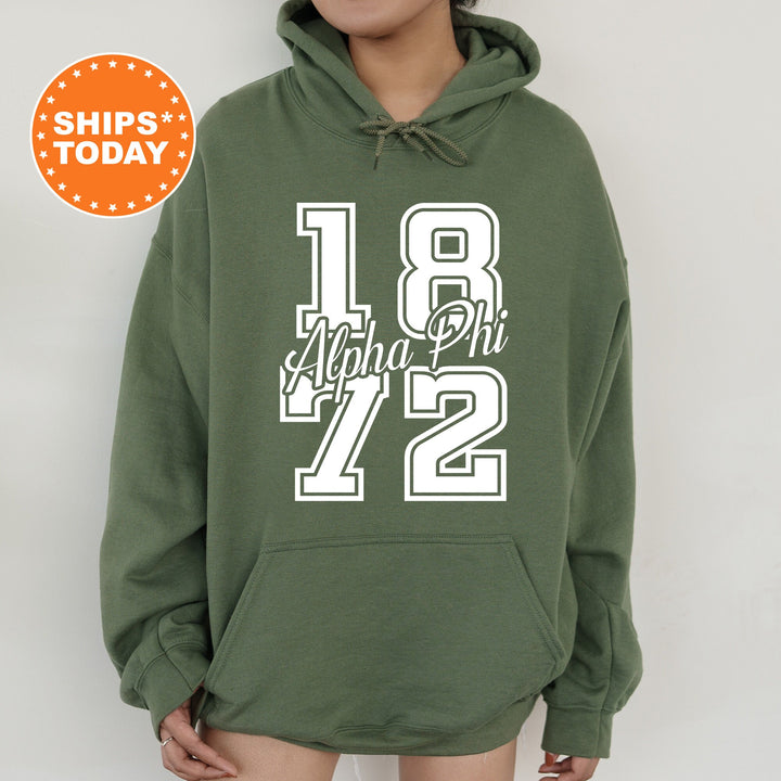 Alpha Phi Big Year Sorority Sweatshirt | APHI Apparel | Sorority Initiation | Big Little Reveal | APHI Bid Day | Alpha Phi Hoodie _ 7233g