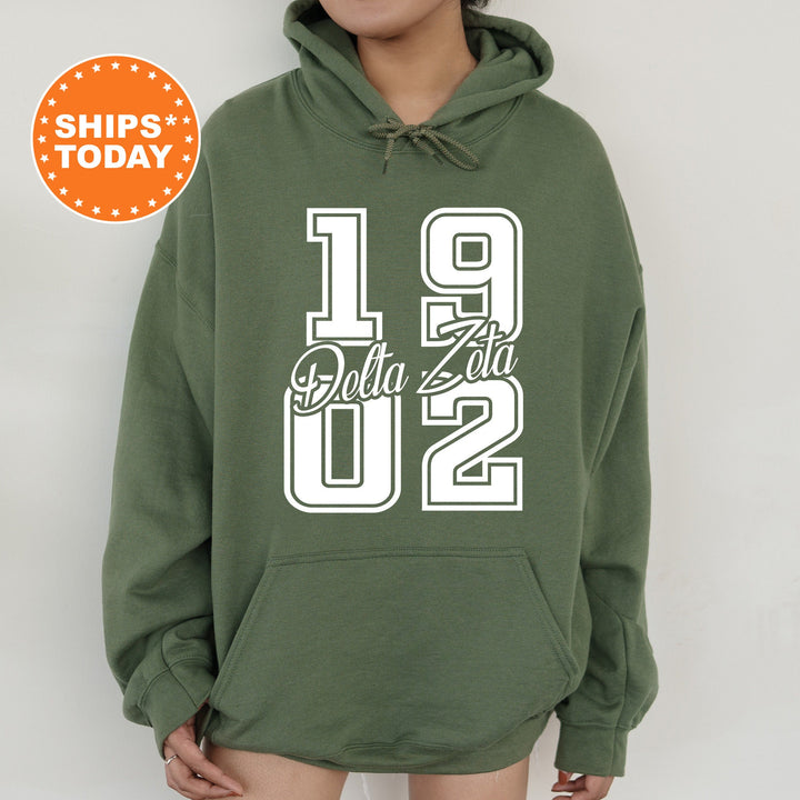 Delta Zeta Big Year Sorority Sweatshirt | Dee Zee Crewneck Sweatshirt | Greek Life Apparel | Big Little Reveal | Delta Zeta Hoodie _ 7241g