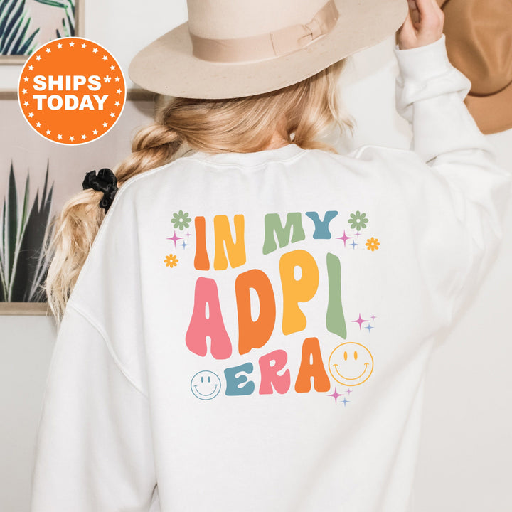 In My ADPI Era | Alpha Delta Pi Rockin' Sorority Sweatshirt | ADPI Sorority Merch | Big Little Reveal Gift | Custom Greek Apparel