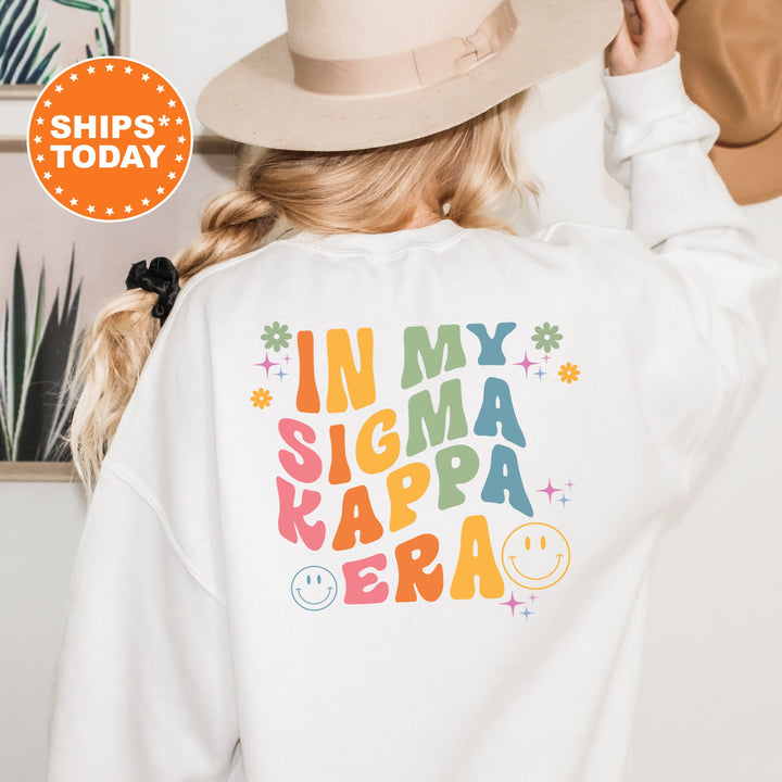 In My Sigma Kappa Era | Sigma Kappa Rockin' Sorority Sweatshirt | Sig Kap Sorority Merch | Big Little Reveal Gift | Greek Apparel
